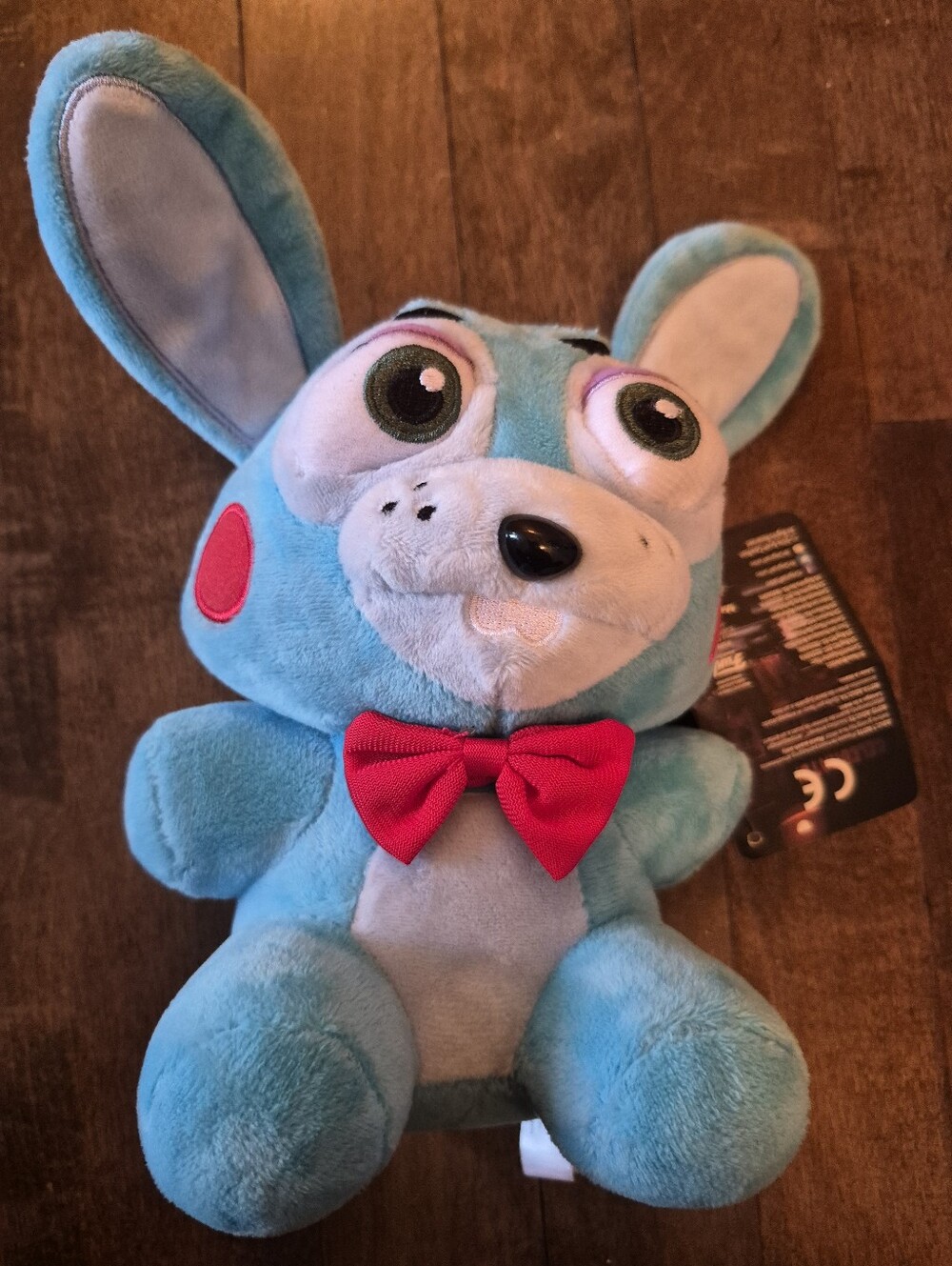 Funko Five Nights At Freddy's 2016 Blue Plush Bunny with Red Bow NWT